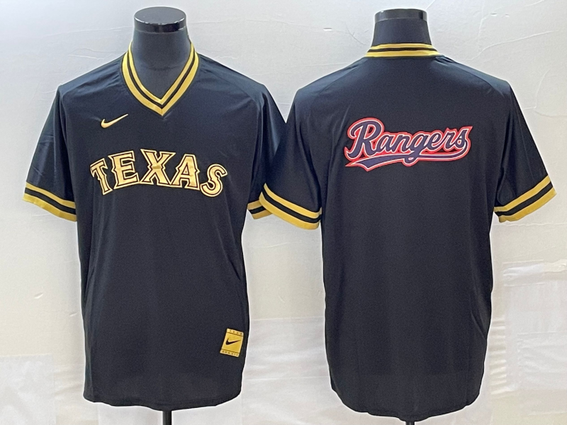 Men's Texas Rangers Black Team Jersey